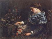 Gustave Courbet The Sleeping Spinner china oil painting reproduction